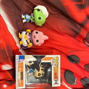 Funko Pop Green and Purple Character Figure